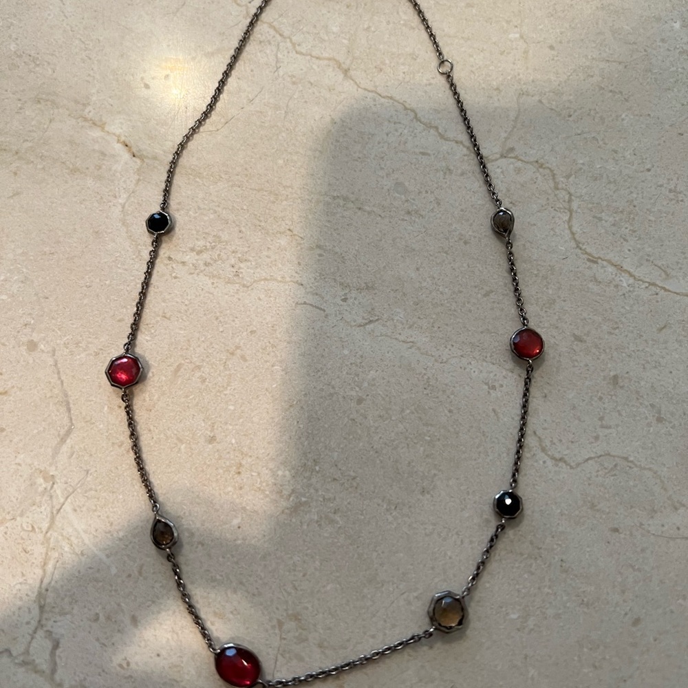 Ippolita sterling silver rock candy station necklace